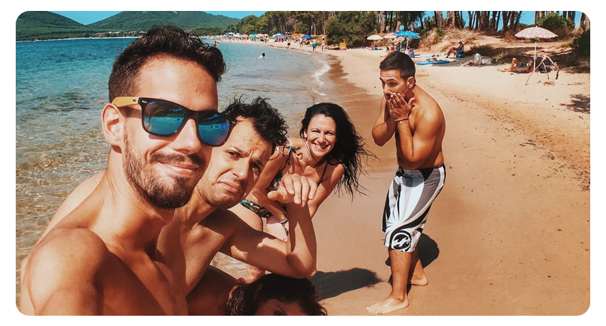 Illustration: finding new friends